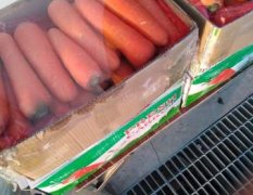 胡萝卜在武汉四季美农贸城销量很大