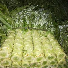 香河李庄蔬菜批发市场莴笋大量上市