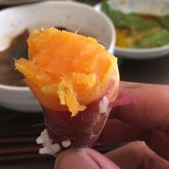 种植基地土质松软产出的红薯