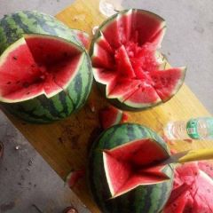 河南商丘李口西瓜大量上市中
